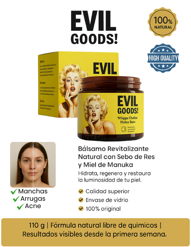 Evil Goods - Revitalizante natural para tu piel